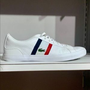 White Lacoste Tennis Shoes